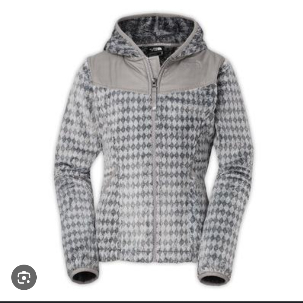 The North Face Gray Diamond Pattern Jacket